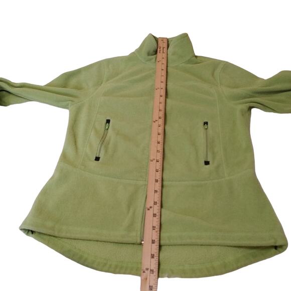 Taylor Marco Sport Green Zip Up Warm Size Medium M Full Zipper - Picture 14 of 15